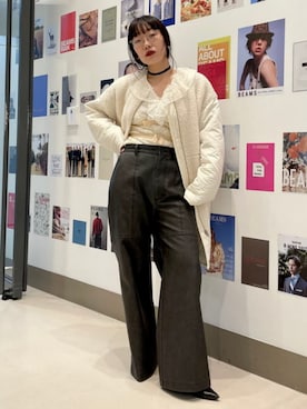 「Ray BEAMS（レイビームス）のアイテム（その他アウター）」を使った、Ray BEAMSさん（レディース・157cm）の秋コーディネート