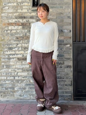 「UGG」｜Ray BEAMSさん（レディース・153cm）の秋コーディネート