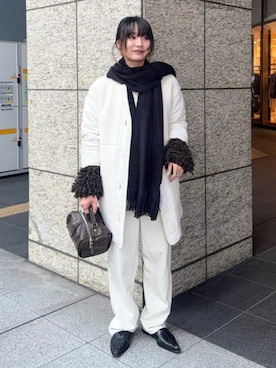 Ray BEAMSさん（レディース・164cm）の冬コーディネート