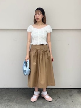Ray BEAMSさん(レディース・159cm)の夏コーディネート