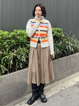 「Ray BEAMS（レイビームス）のアイテム」を使った、Ray BEAMSさん（レディース・163cm）の秋コーディネート