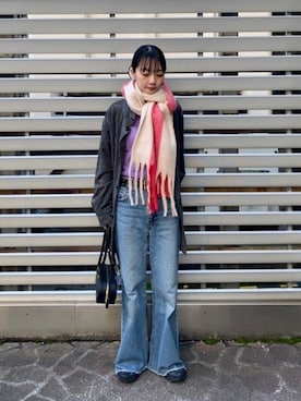 「Ray BEAMS（レイビームス）のアイテム（ジャケット/アウター）」を使った、Ray BEAMSさん（レディース・160cm）の冬コーディネート