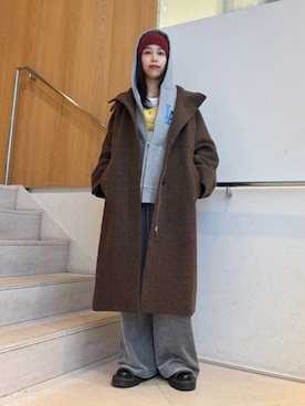 「アイテム（その他アウター）」を使った、Ray BEAMSさん（レディース・159cm）の冬コーディネート