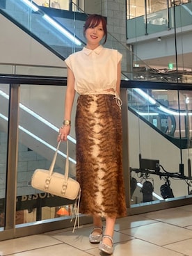 「Ray BEAMS（レイビームス）のアイテム」を使った、Ray BEAMSさん（レディース・163cm）の夏コーディネート
