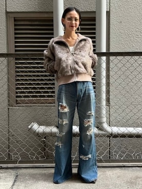 「Ray BEAMS（レイビームス）のアイテム」を使った、Ray BEAMSさん（レディース・158cm）の秋コーディネート