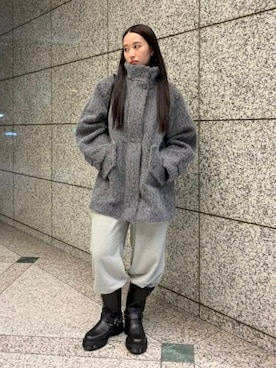 「アイテム（その他アウター）」を使った、Ray BEAMSさん（レディース・162cm）の秋コーディネート