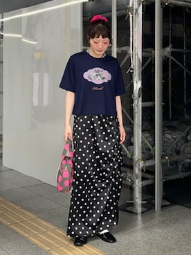 「Ray BEAMS（レイビームス）のアイテム」を使った、Ray BEAMSさん（レディース・158cm）の夏コーディネート