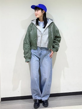 Ray BEAMSさん(レディース・156cm)の冬コーディネート