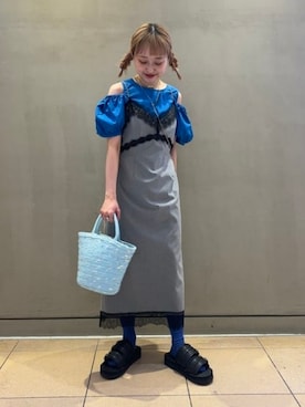 Ray BEAMSさん（レディース・152cm）の春コーディネート