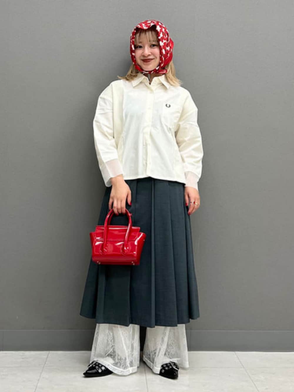 別注】FRED PERRY / Sheer Knit Panneled Shirtを使った人気