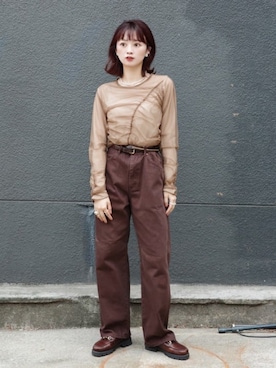 Ray BEAMSさん（レディース・158cm）の秋コーディネート