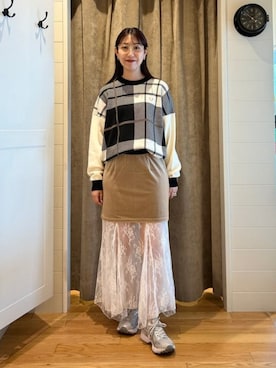 Ray BEAMSさん（レディース・157cm）の夏コーディネート