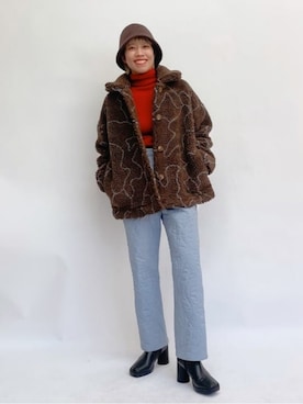 Ray BEAMSさん（レディース・160cm）の冬コーディネート