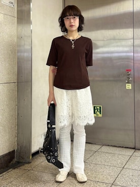 「Ray BEAMS（レイビームス）のアイテム（バッグ）」を使った、Ray BEAMSさん（レディース・152cm）の春コーディネート