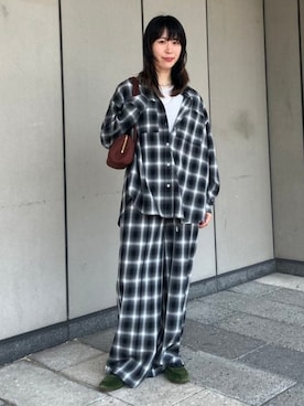 「Ray BEAMS（レイビームス）のアイテム（その他パンツ）」を使った、Ray BEAMSさん（レディース・158cm）の秋コーディネート