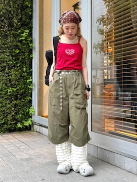 Ray BEAMSさん(レディース・152cm)の夏コーディネート