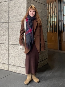 「Ray BEAMS（レイビームス）のアイテム」を使った、Ray BEAMSさん（レディース・158cm）の冬コーディネート