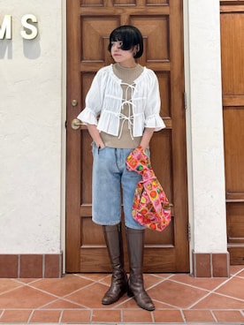 Ray BEAMSさん（レディース・152cm）の夏コーディネート