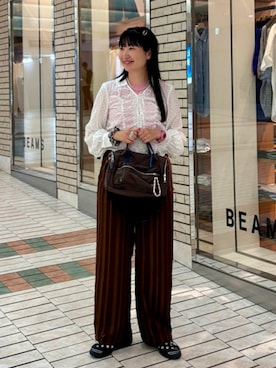 Ray BEAMSさん（レディース・166cm）の夏コーディネート