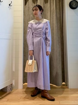 Ray BEAMSさん（レディース・157cm）の春コーディネート