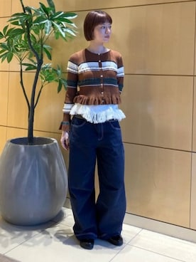 Ray BEAMSさん（レディース・163cm）の冬コーディネート