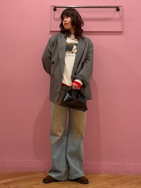 「GOOD ROCK SPEED（グッドロックスピード）のアイテム」を使った、Ray BEAMSさん（レディース・160cm）の冬コーディネート