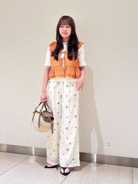 「Ray BEAMS（レイビームス）のアイテム」を使った、Ray BEAMSさん（レディース・159cm）の夏コーディネート