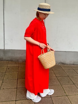 Ray BEAMSさん（レディース・160cm）の夏コーディネート