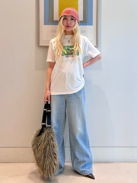 「Ray BEAMS（レイビームス）のアイテム」を使った、Ray BEAMSさん（レディース・152cm）の夏コーディネート