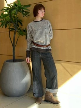 Ray BEAMSさん（レディース・163cm）の冬コーディネート