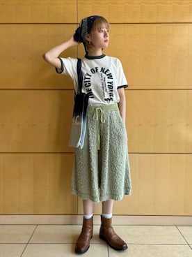 Ray BEAMSさん（レディース・163cm）の夏コーディネート