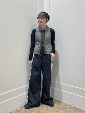 「Ray BEAMS（レイビームス）のアイテム（パンツ）」を使った、Ray BEAMSさん（レディース・161cm）の春コーディネート