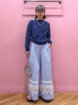 「Ray BEAMS（レイビームス）のアイテム」を使った、Ray BEAMSさん（レディース・155cm）の夏コーディネート