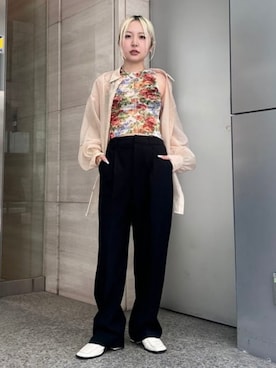 「Ray BEAMS（レイビームス）のアイテム」を使った、Ray BEAMSさん（レディース・152cm）の夏コーディネート
