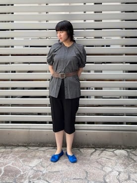 「Ray BEAMS（レイビームス）のアイテム」を使った、Ray BEAMSさん（レディース・155cm）の夏コーディネート