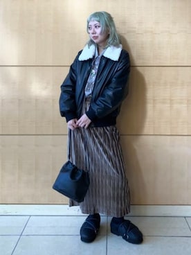 Ray BEAMSさん（レディース・158cm）の冬コーディネート