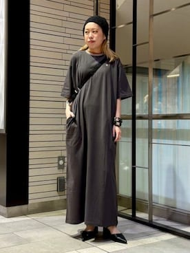 「リラックス」｜Ray BEAMSさん（レディース・152cm）の春コーディネート