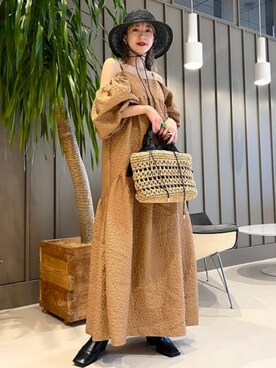 Ray BEAMSさん（レディース・163cm）の冬コーディネート