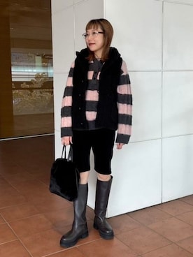 Ray BEAMSさん（レディース・153cm）の冬コーディネート