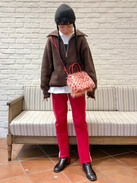 Ray BEAMSさん（レディース・152cm）の冬コーディネート