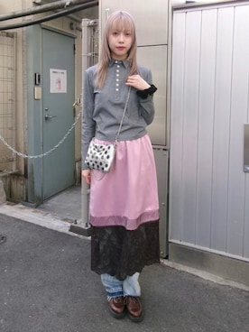 Ray BEAMSさん（レディース・164cm）の冬コーディネート