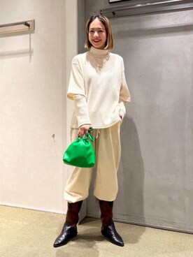 Ray BEAMSさん（レディース・163cm）の冬コーディネート