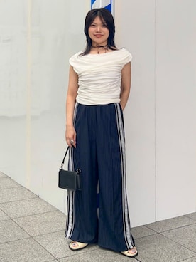 「Ray BEAMS（レイビームス）のアイテム」を使った、Ray BEAMSさん（レディース・154cm）の夏コーディネート