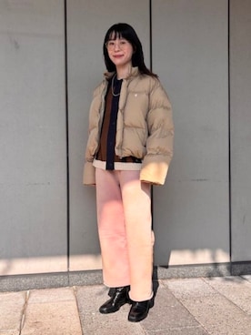 「Ray BEAMS（レイビームス）のアイテム」を使った、Ray BEAMSさん（レディース・158cm）の秋コーディネート