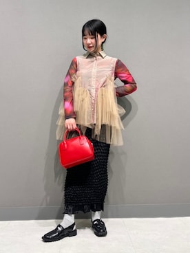 Ray BEAMSさん（レディース・154cm）の春コーディネート