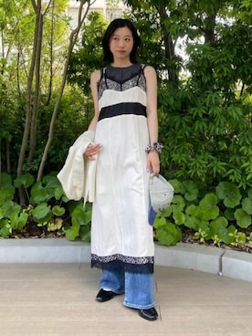 Ray BEAMSさん（レディース・161cm）の夏コーディネート