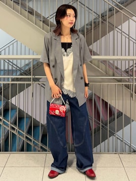 「Ray BEAMS（レイビームス）のアイテム」を使った、Ray BEAMSさん（レディース・163cm）の春コーディネート