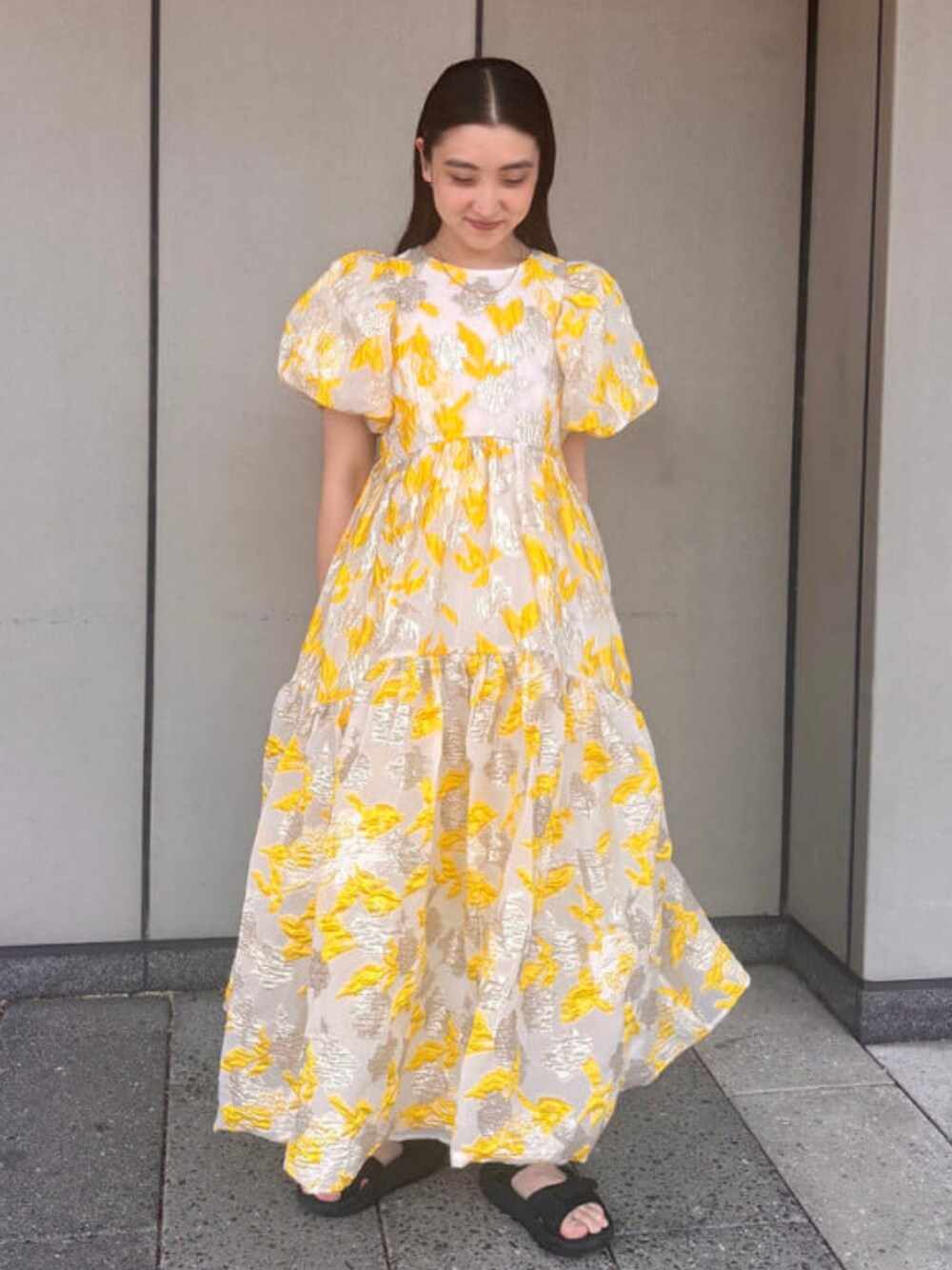 ワンピース sister jane / Heat Haze Jacquard Dress sister jane Heat Haze Jacquard ミディワンピース Sister Jane