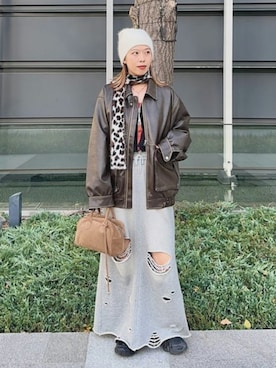 「Ray BEAMS（レイビームス）のアイテム（ジャケット/アウター）」を使った、Ray BEAMSさん（レディース・157cm）の冬コーディネート