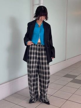 「Ray BEAMS（レイビームス）のアイテム（その他パンツ）」を使った、Ray BEAMSさん（レディース・163cm）の夏コーディネート